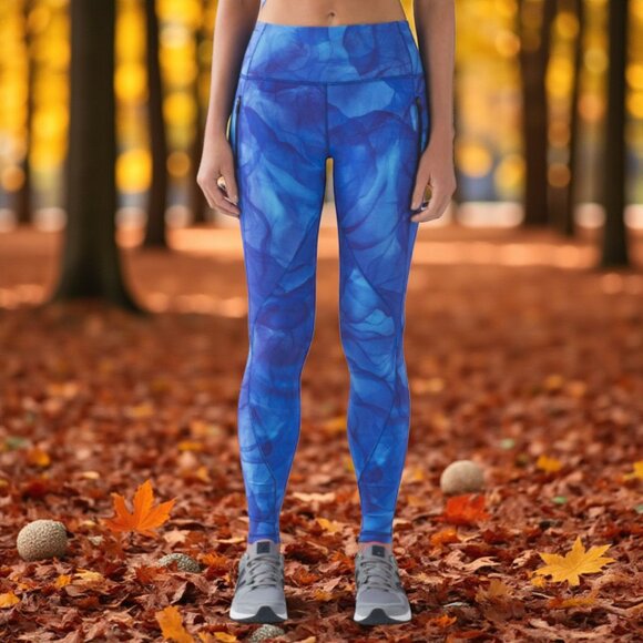 LULULEMON Run It Out Tight in Midnight Tulle Multi 4 - Picture 1 of 8